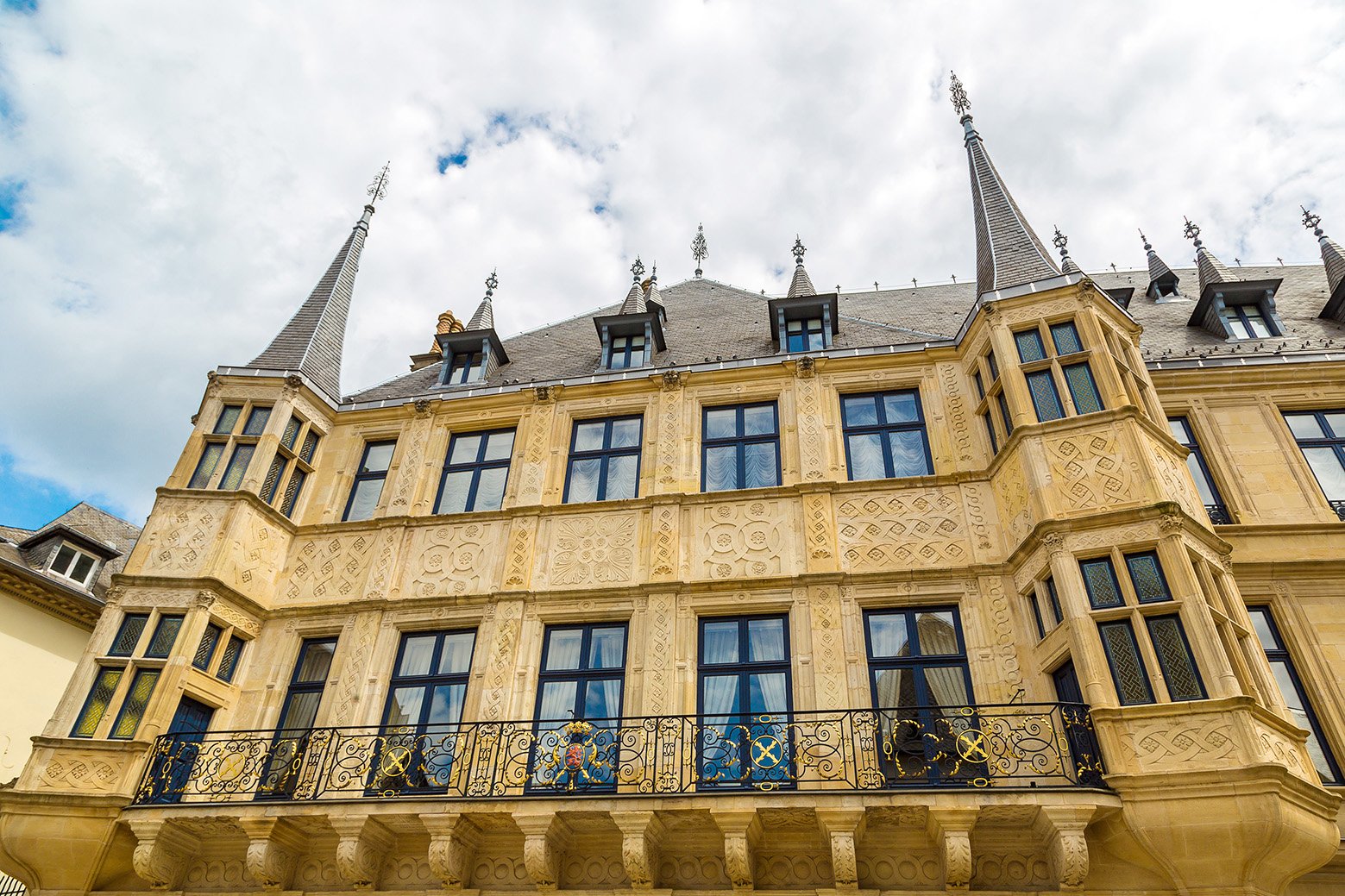 Grand Ducal Palace in Luxembourg a beautiful summer day, Luxembourg